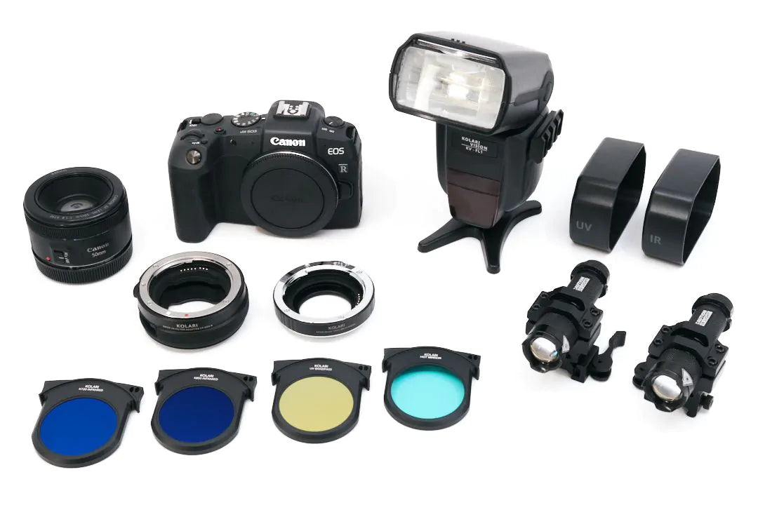 Canon RP IR Full Spectrum UV/IR Camera Forensic Kit Canon RP IR Full Spectrum UV/IR Camera Forensic Kit