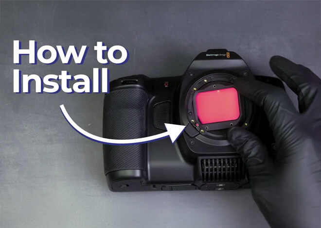 How To Replace BMCC6K UV-IR Cut Filter To Shoot Full Spectrum Infrared