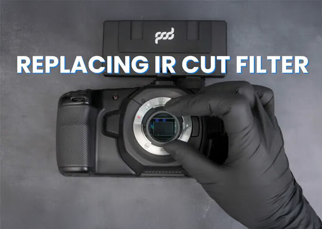 How To Replace BMPCC 6k Pro BMPCC 6k G2 IR Cut Filter - Kolari DIY Blackmagic Filters