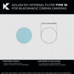 Thumbnail of Kolari Internal Filter for Blackmagic Cinema Camera DIY Repair   BMPCC TypPess Large 2