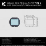 Thumbnail of Kolari Internal Filter for Blackmagic Cinema Camera DIY Repair   BMPCC TypesSSs Large