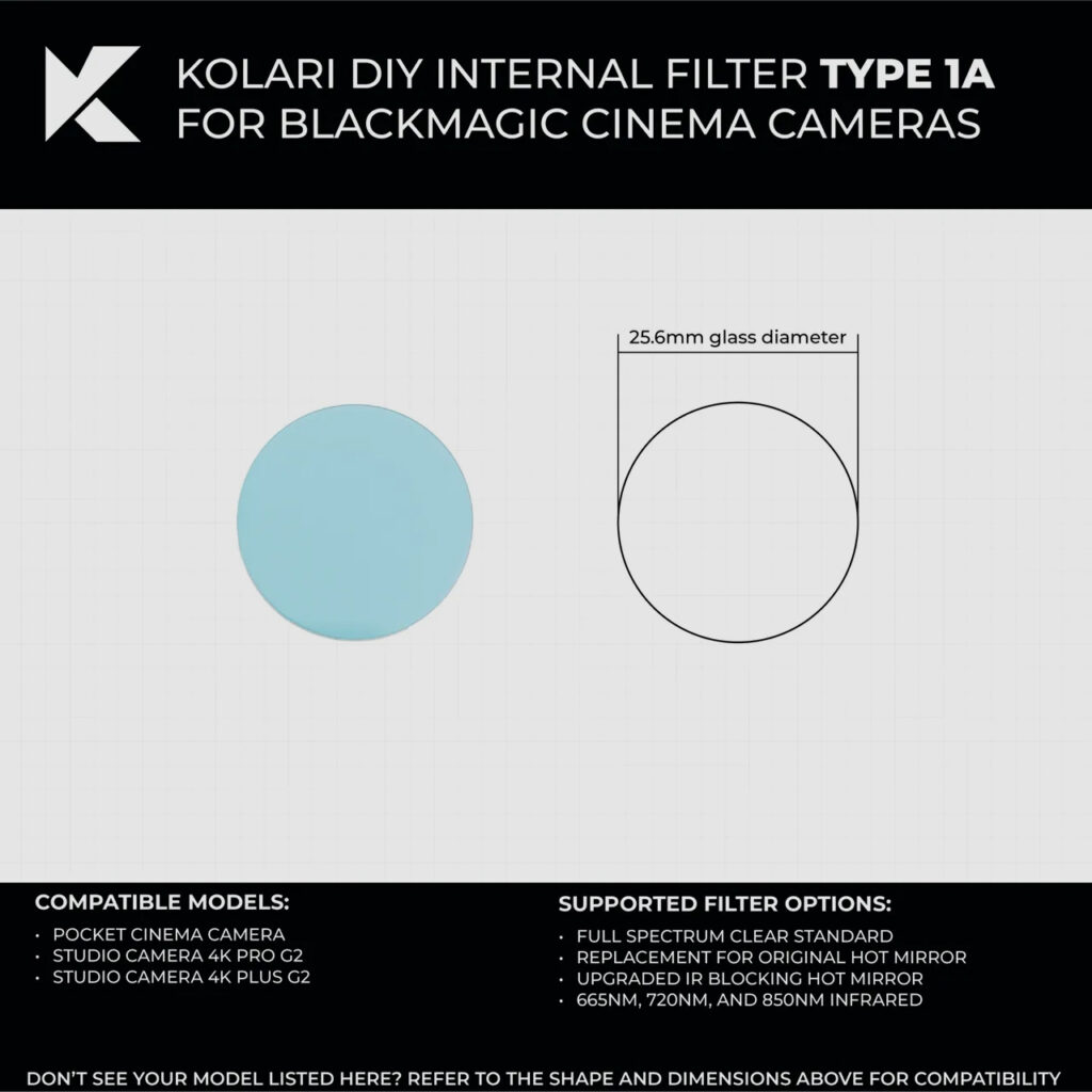 Kolari Internal Filter for Blackmagic Cinema Camera DIY Repair   BMPCC Typess 07 4 38 24PM Large