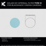 Thumbnail of Kolari Internal Filter for Blackmagic Cinema Camera DIY Repair   BMPCC Typess Large 3
