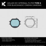 Thumbnail of Kolari Internal Filter for Blackmagic Cinema Camera DIY Repair   BMPCC Typess Large 2