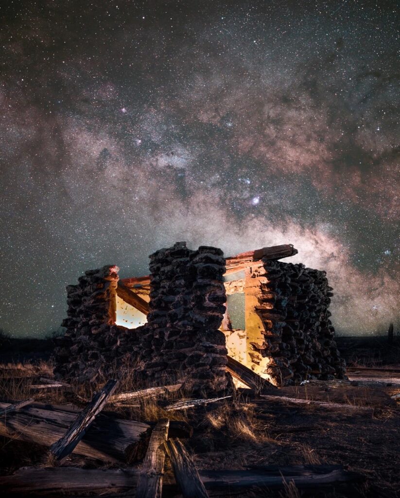 Image name: Astro Landscape Old 1890 Ranch House, Author name: Tim Liscum