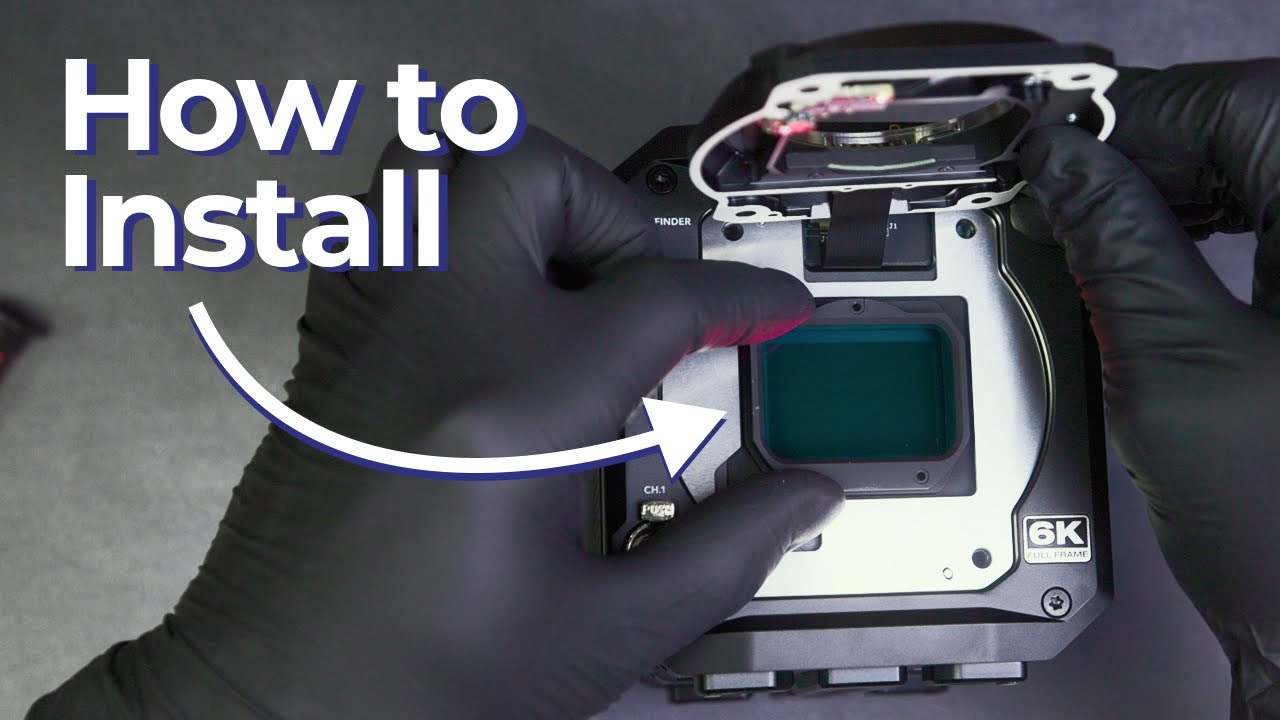 How To Replace PYXIS 6k L-Mount UV-IR Cut Filter To Shoot Full Spectrum Infrared