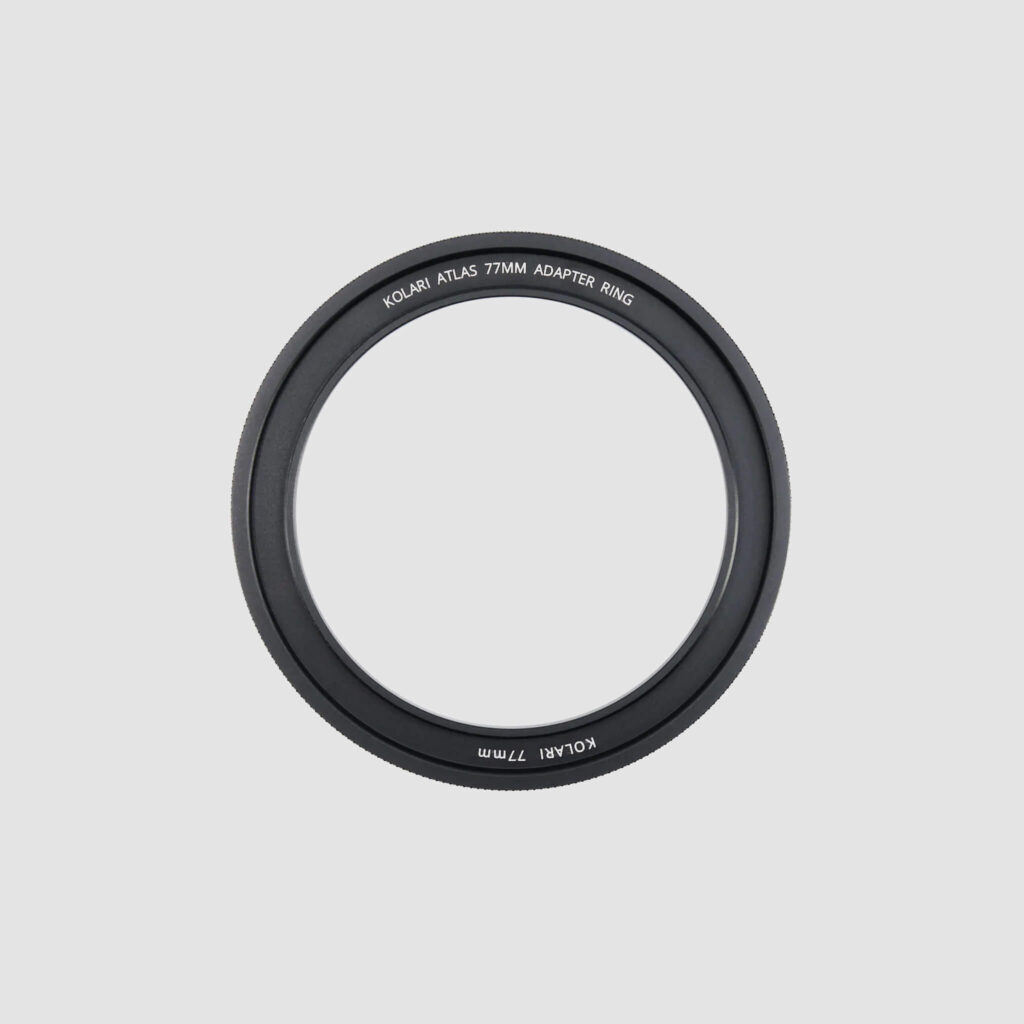 Kolari Atlas Adapter Ring KVAtlasRing77_white background product shot