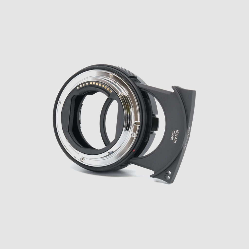 Kolari EF EOS R Drop In Filter Mount Adapter For Canon and RED RF Cameras   RFEFCLEAR