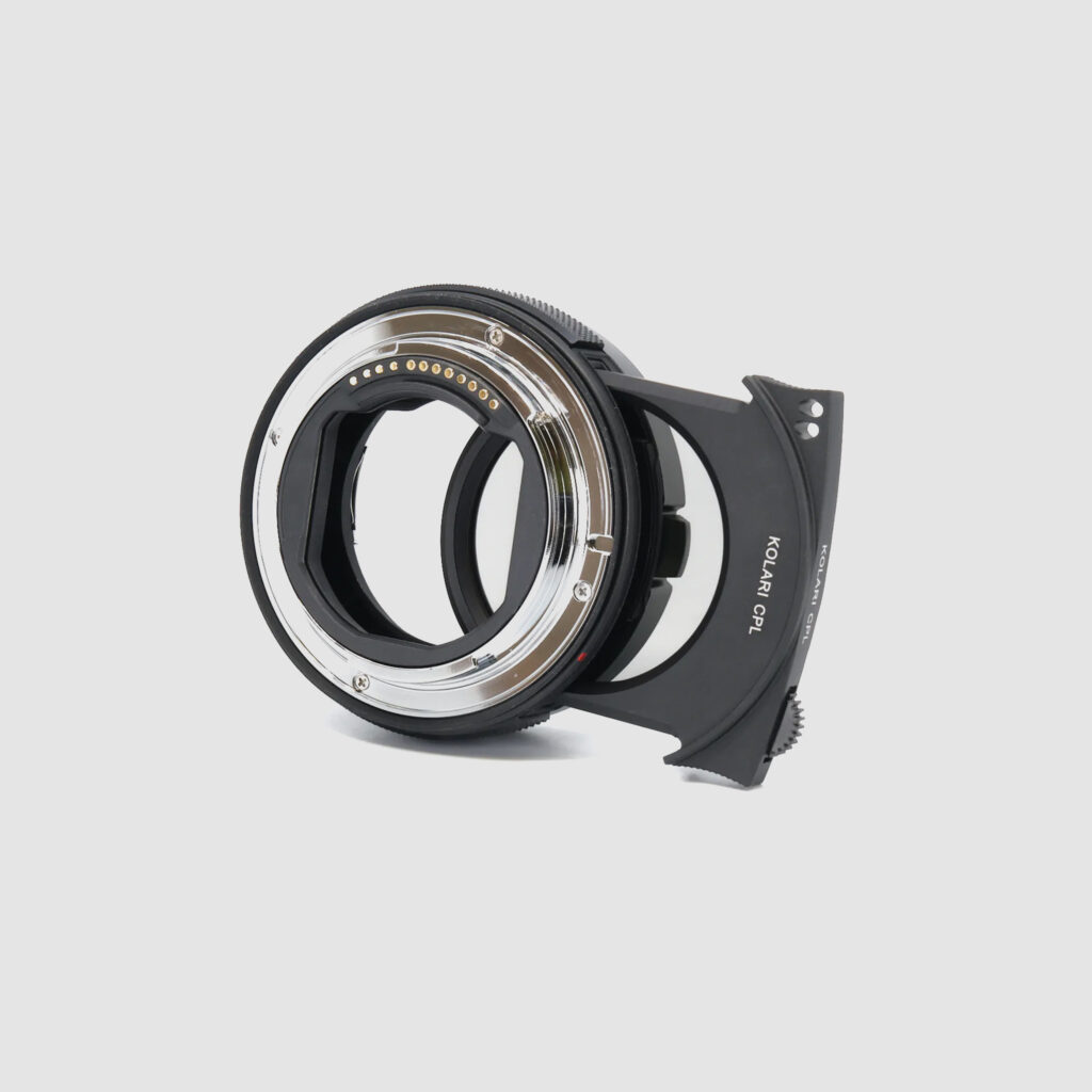 Kolari EF EOS R Drop In Filter Mount Adapter For Canon and RED RF Cameras   RFEFCPL