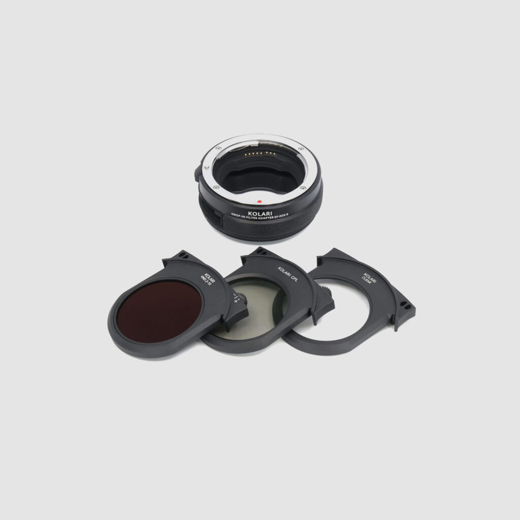 Kolari EF-EOS R Drop-In Filter Mount Adapter For Canon and RED RF Cameras - RFEFVDCPC